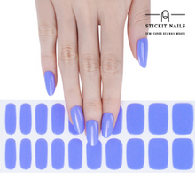 Load image into Gallery viewer, Mauve Shimmer Semi-cured Gel Nail Sticker Kit