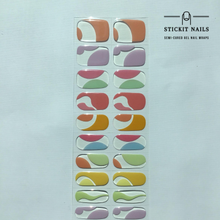 Load image into Gallery viewer, Coastal Feels Semi Cured Gel Nail Sticker Kit