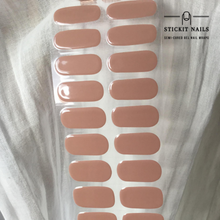 Load image into Gallery viewer, Vanilla Latte Semi-cured Gel Nail Sticker Kit