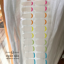 Load image into Gallery viewer, Reverse French Semi Cured Gel Nail Sticker Kit