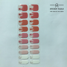 Load image into Gallery viewer, Pink Ghost Semi Cured Gel Nail Sticker Kit