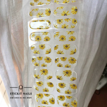 Load image into Gallery viewer, Sunflower Semi-cured Gel Nail Sticker Kit