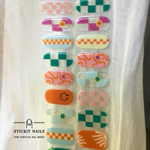 Load image into Gallery viewer, Cool Vibes Semi Cured Gel Nail Sticker Kit