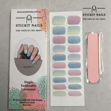 Load image into Gallery viewer, Pastel Ombre Semi-cured Gel Nail Sticker Kit