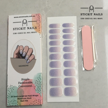 Load image into Gallery viewer, Purple Ombre Semi-cured Gel Nail Sticker Kit