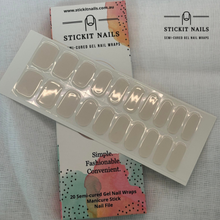 Load image into Gallery viewer, Ballet Slipper Semi-cured Gel Nail Sticker Kit