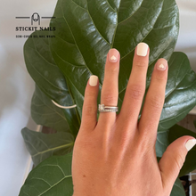 Load image into Gallery viewer, White Love Semi-cured Gel Nail Sticker Kit