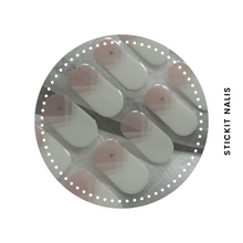Load image into Gallery viewer, Diamond French Semi Cured Gel Nail Sticker Kit