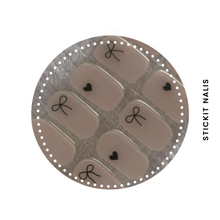 Load image into Gallery viewer, Coquette Ballet Slipper Semi-cured Gel Nail Sticker Kit