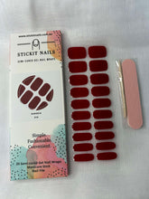 Load image into Gallery viewer, Sangria Semi-cured Gel Nail Sticker Kit