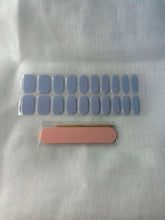 Load image into Gallery viewer, Blue Mist Semi-cured Gel Nail Sticker Kit