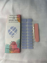 Load image into Gallery viewer, Blue Mist Semi-cured Gel Nail Sticker Kit