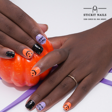 Load image into Gallery viewer, Trick or Treat Semi Cured-gel Nail Sticker Kit