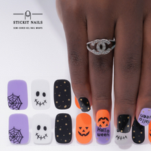Load image into Gallery viewer, Trick or Treat Semi Cured-gel Nail Sticker Kit