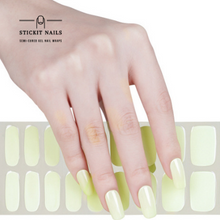 Load image into Gallery viewer, Avocado Semi-cured Gel Nail Sticker Kit