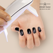 Load image into Gallery viewer, Onyx Semi-cured Gel Nail Sticker Kit