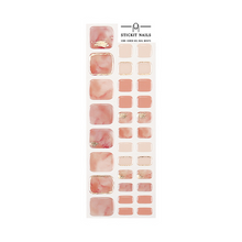 Load image into Gallery viewer, Rose Quarts Semi-cured Gel Toe Nail Wraps