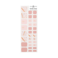 Load image into Gallery viewer, Rose Marble Semi-cured Gel Toe Nail Sticker Kit