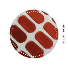 Load image into Gallery viewer, Roses are Red Semi-cured Gel Nail Sticker Kit (Iridescent)