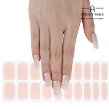 Load image into Gallery viewer, Pink Shimmer Semi-cured Gel Nail Sticker Kit