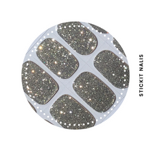 Load image into Gallery viewer, Champagne Sparkle Semi Cured Gel Nail Sticker Kit