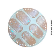 Load image into Gallery viewer, Peach Quartz Semi Cured-gel Nail Sticker Kit