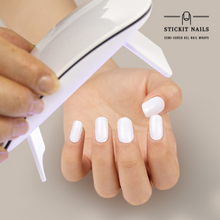 Load image into Gallery viewer, Snow Semi-cured Gel Nail Sticker Kit