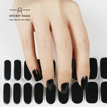 Load image into Gallery viewer, Onyx Semi-cured Gel Nail Sticker Kit