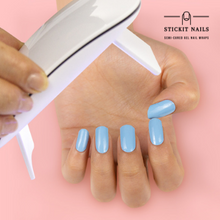 Load image into Gallery viewer, Summer Sky Semi-cured Gel Nail Sticker Kit