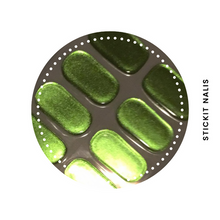 Load image into Gallery viewer, Sea Green (Iridescent) Semi-cured Gel Nail Sticker Kit