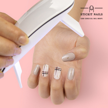 Load image into Gallery viewer, Tartan Touch Semi-cured Gel Nail Sticker Kit