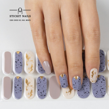 Load image into Gallery viewer, Purple Moon Semi-cured Gel Nail Sticker Kit