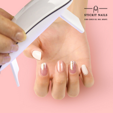 Load image into Gallery viewer, Rose Quarts Semi-cured Gel Nail Sticker Kit