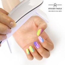 Load image into Gallery viewer, Unicorn Sparkle Semi-cured Gel Nail Sticker Kit