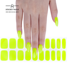 Load image into Gallery viewer, Hi-Vis Vibe Semi Cured Gel Nail Sticker Kit