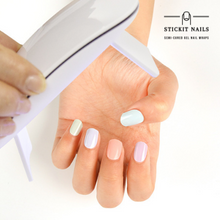 Load image into Gallery viewer, Pastel Me Up Semi-cured Gel Nail Sticker Kit