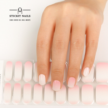Load image into Gallery viewer, Felling Peachy Semi Cured Gel Nail Sticker Kit