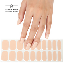 Load image into Gallery viewer, Natural Nude Semi-cured Gel Nail Sticker Kit