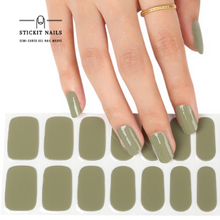 Load image into Gallery viewer, Sage Semi-cured Gel Nail Sticker Kit