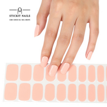 Load image into Gallery viewer, Pink Gin Semi-cured Gel Nail Sticker Kit