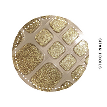 Load image into Gallery viewer, Champagne Dust Semi-cured Gel Toe Nail Sticker Kit