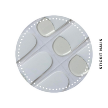 Load image into Gallery viewer, Classic French Semi Cured Gel Nail Sticker Kit