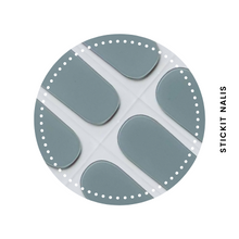 Load image into Gallery viewer, Cloudy Grey Semi-cured Gel Nail Wraps