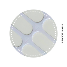 Load image into Gallery viewer, Off White Semi Cured Gel Nail Wraps