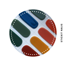 Load image into Gallery viewer, Earth Tones Semi Cured Gel Nail Sticker Kit