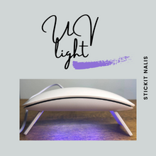 Load image into Gallery viewer, UV Lamp Semi-cured Gel Wrap nails