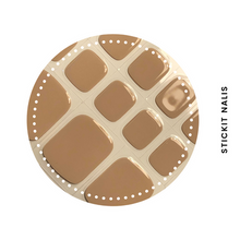 Load image into Gallery viewer, Natural Nude Semi-cured Gel Toe Nail Sticker Kit