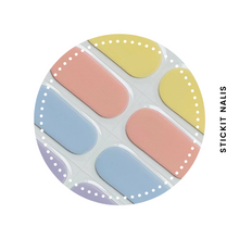 Load image into Gallery viewer, Pastel Me Up Semi-cured Gel Nail Wraps