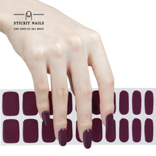 Load image into Gallery viewer, Shiraz Semi Cured-gel Nail Sticker Kit
