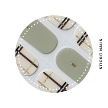 Load image into Gallery viewer, Tartan Touch Semi-cured Gel Nail Wraps